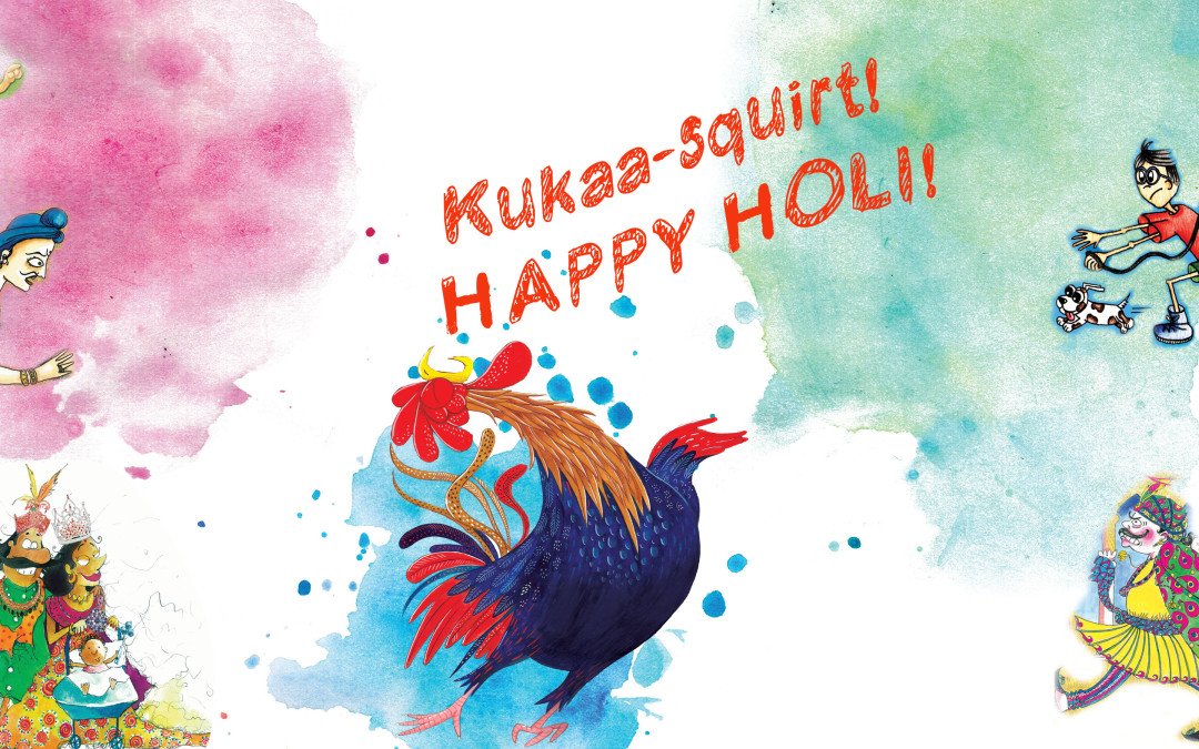 Kukaa-squirt! Happy Holi!