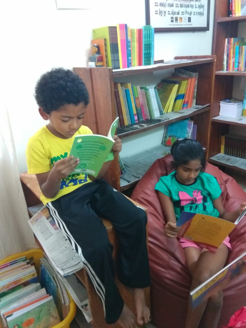 Children reading